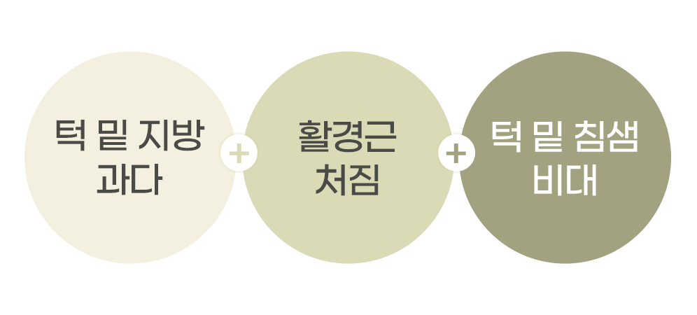 디에이 연조직 이중턱 근육묶기